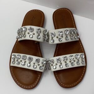 Zigi Soho Rhinestone Sandals Size 7